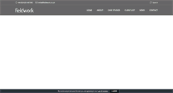 Desktop Screenshot of fieldwork.co.uk