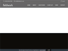 Tablet Screenshot of fieldwork.co.uk